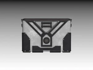 sci-fi bio container 2 3D Model