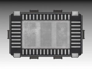 sci-fi bio container 2 3D Model