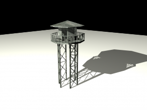 vigilance tower Model 3D
