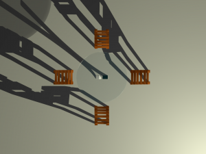 table and chairs 3Dモデル