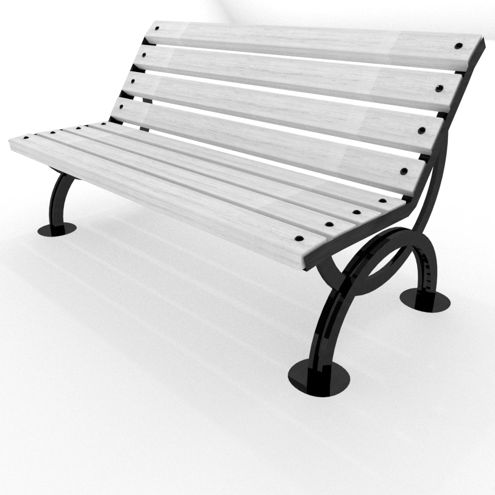 ławka Model 3D .c4d .max .obj .3ds .fbx .stl .blend 