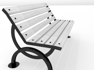 bench 3D 모델