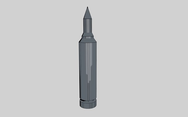 bullet Modelo 3D .c4d .max .obj .3ds .fbx .stl .blend 