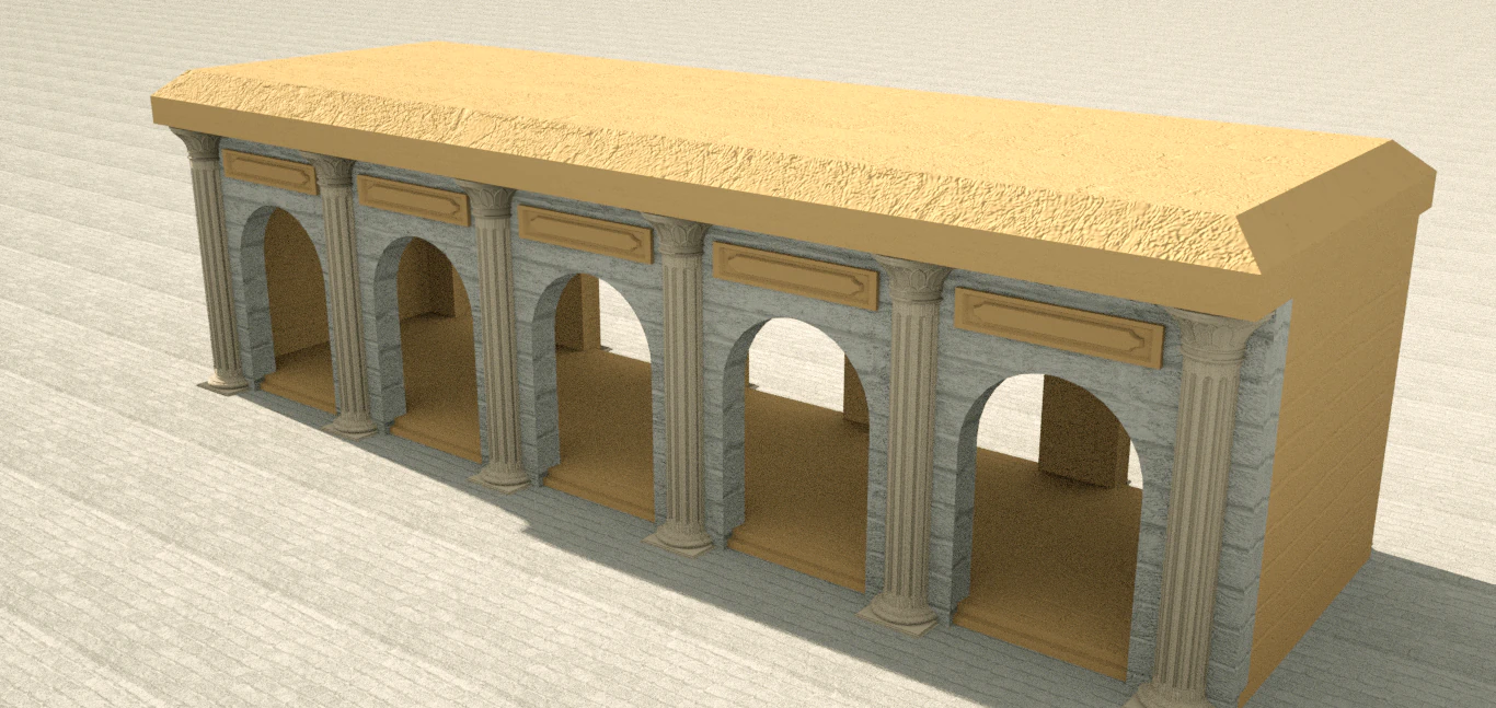east building 3D Model .c4d .max .obj .3ds .fbx .stl .blend 