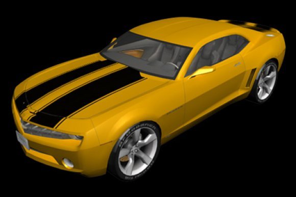 chevrolet camaro 3D Model .c4d .max .obj .3ds .fbx .stl .blend 