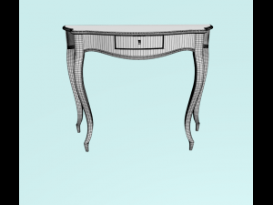coffee table made of walnut 3D Модель