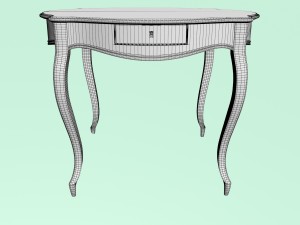 round table Modello 3D