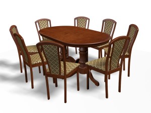 dining table Modelo 3D