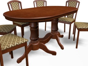 dining table Modelo 3D