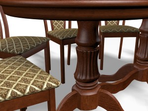 dining table Modelo 3D