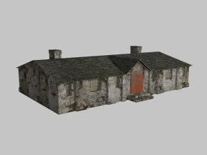 alte Baracke 3D Modell