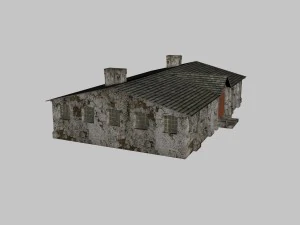 alte Baracke 3D Modell