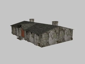 alte Baracke 3D Modell