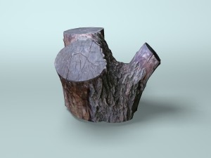 old dry stump 3Dモデル