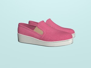 pink loafers 3D Модель