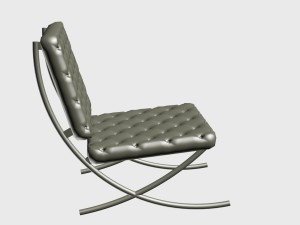 modern chair 3D 모델