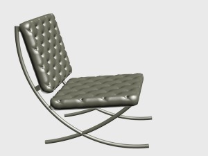 modern chair 3D 모델