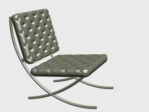 modern chair 3D 모델