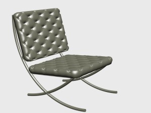 modern chair 3D 모델