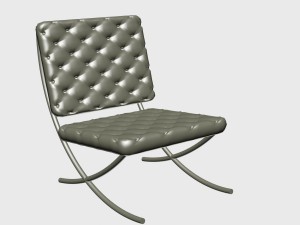 modern chair 3D 모델