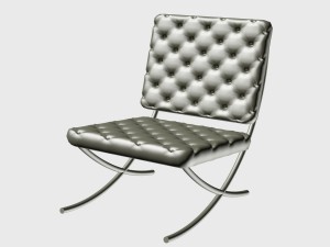 modern chair 3D 모델