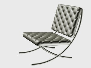 modern chair 3D 모델