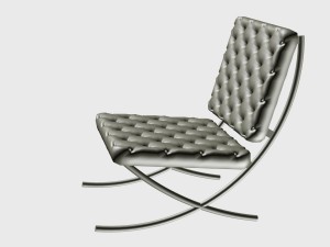 modern chair 3D 모델