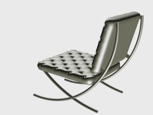 modern chair 3D 모델