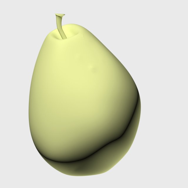 pear 3D Model .c4d .max .obj .3ds .fbx .stl .blend 