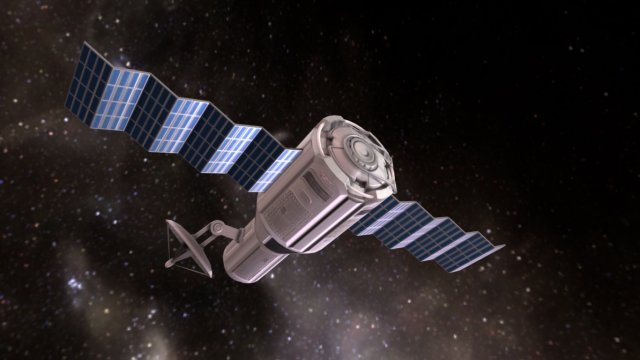 game-ready satellite module 3D Model .c4d .max .obj .3ds .fbx .stl .blend 