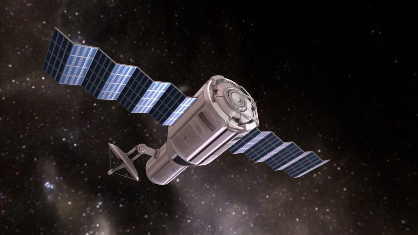 modulo satellitare pronto per il gioco Modello 3D .c4d .max .obj .3ds .fbx .stl .blend 