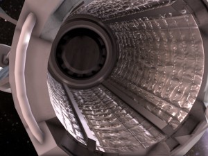 game-ready satellite module 3D Model