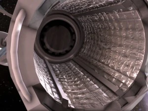 modulo satellitare pronto per il gioco Modello 3D