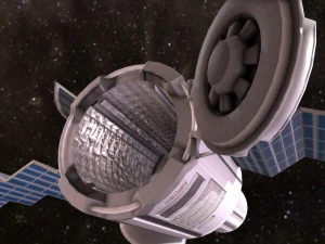 modulo satellitare pronto per il gioco Modello 3D