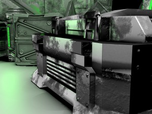 game-ready scifi industrial assets Modelo 3D