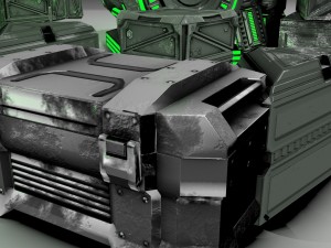 game-ready scifi industrial assets Modelo 3D