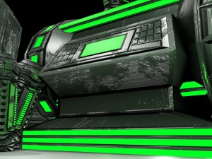 game-ready scifi industrial assets Modelo 3D