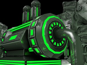 game-ready scifi industrial assets Modelo 3D