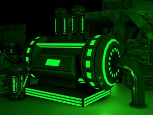 game-ready scifi industrial assets Modelo 3D