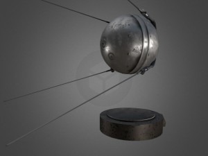 sputnik 1 game-ready model 3D Model