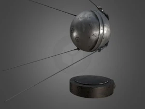 sputnik 1 game-ready model 3D Model