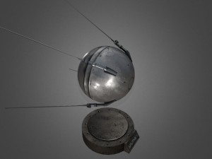 sputnik 1 game-ready model 3D Model