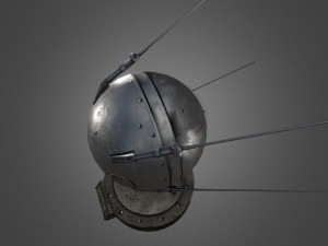 sputnik 1 game-ready model 3D Model