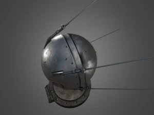 sputnik 1 game-ready model 3D Model