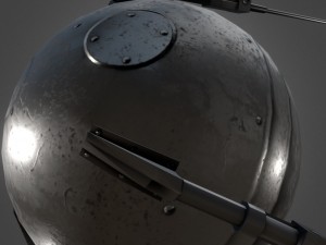 sputnik 1 game-ready model 3D Model