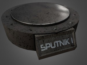 sputnik 1 game-ready model 3D Model