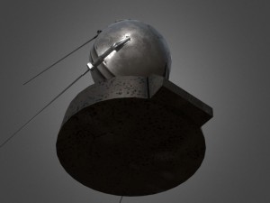 sputnik 1 game-ready model 3D Model