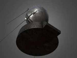 sputnik 1 game-ready model 3D Model