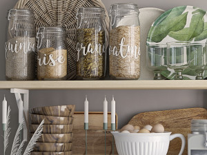 decorative set for the kitchen Modèle 3D