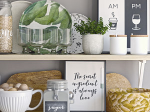 decorative set for the kitchen Modèle 3D